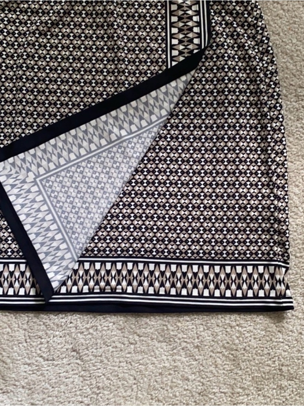 Max Studio Neutral Print Mini Skirt - Picture 2 of 8